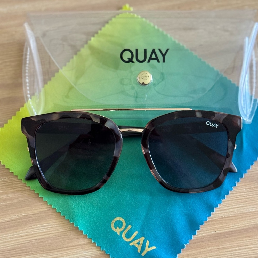 Quay Tortoise Shell Sunglasses